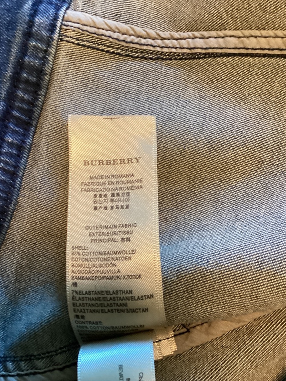 Burberry Brit denim jacket L - Picture 7 of 12